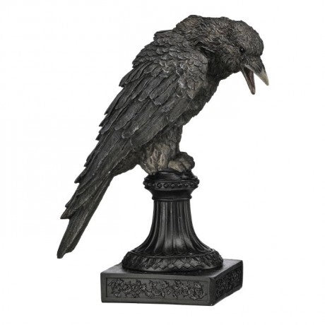 Black Raven Candle Holder