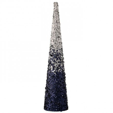 Shaded Sequin Cone Tree