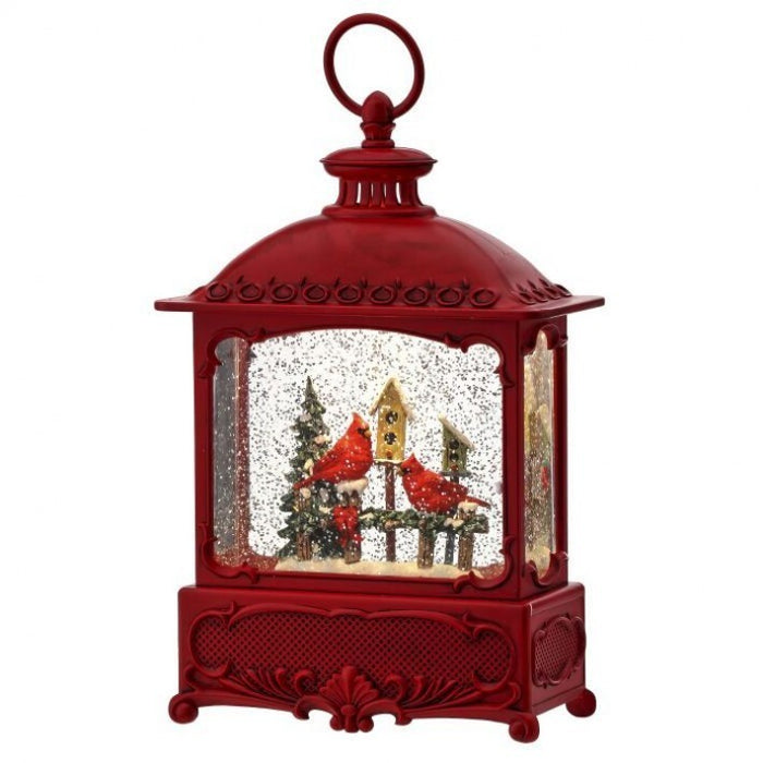 Cardinal Lighted Water Lantern