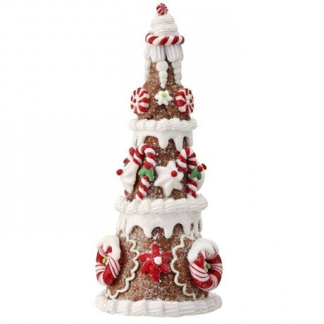 Candy and Cookie Tabletop Christmas Tree Figurine