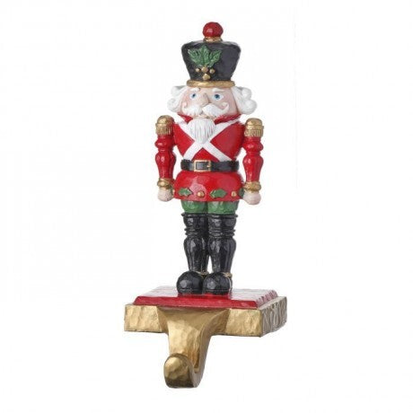 Soldier Nutcracker Stocking Holder