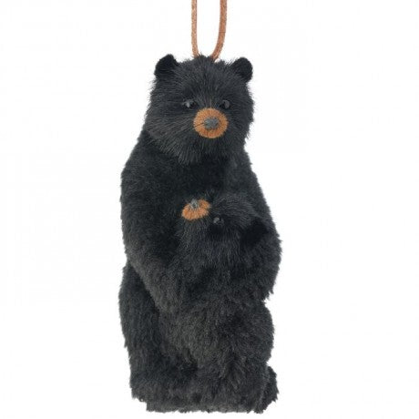 Faux Fur Bears Ornament