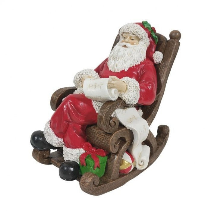 Santa in Rocker with List