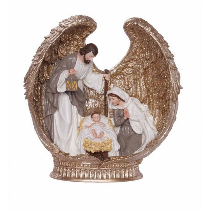 Holy Family in Angel Wings