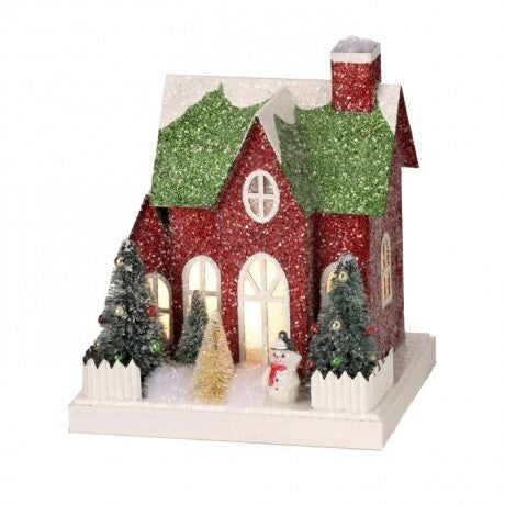 Sparkle Christmas Village House