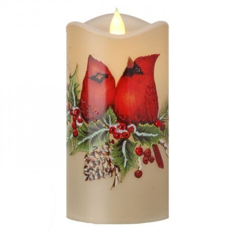 Cardinal Couple Candle
