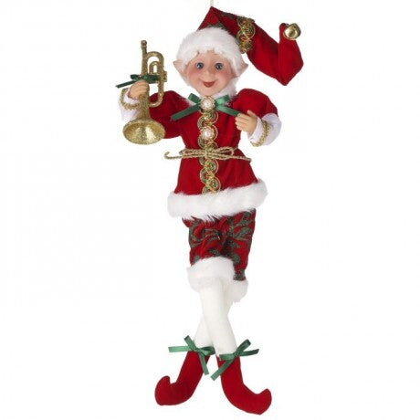 Pixie Elf with Musical Instrument