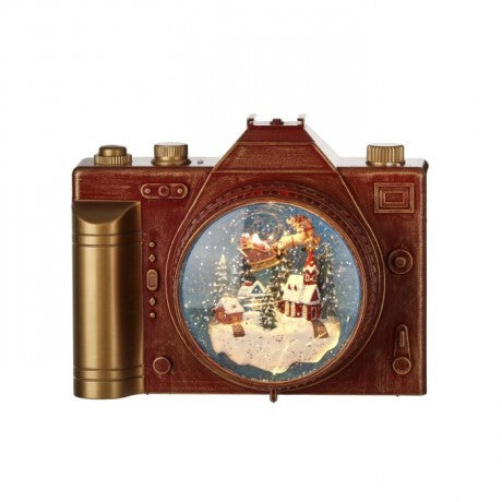 Antique Camera Water Globe