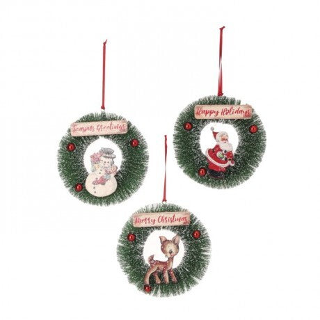 Christmas Wreath Ornaments