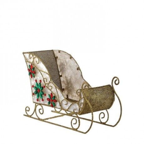 Glitter Wire Jewel Sleigh