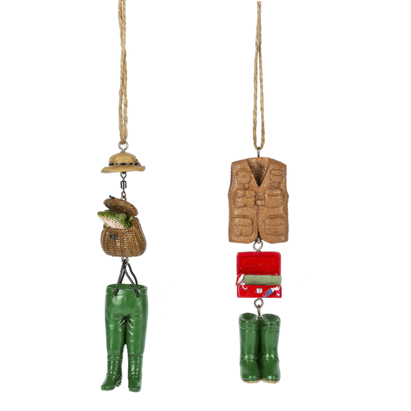 Fishing Wader Dangle Ornaments -2 Options