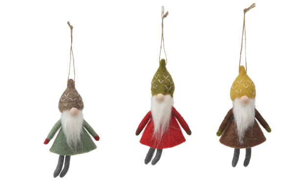 Gnome Lodge Ornaments - 3 Options