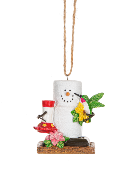Smores Hummingbird Ornament