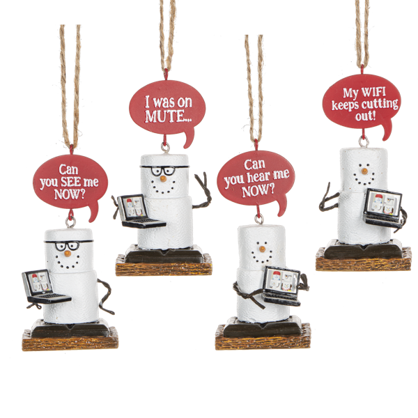 S'mores Technology Talk Ornaments - 4 Options