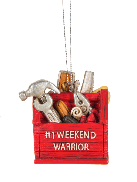 Weekend Warrior Christmas Ornament