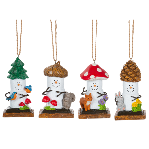 S'mores in Nature Ornaments - 4 Styles