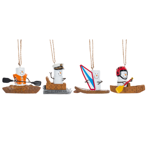 Smore Water Sport Ornaments - 4 Styles