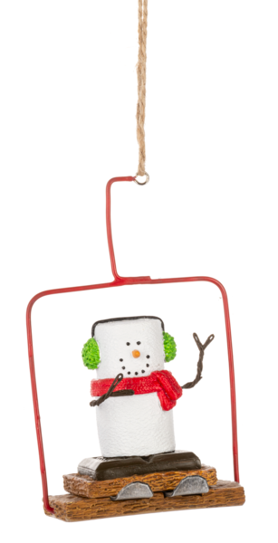 S'mores in Ski Lift Ornament