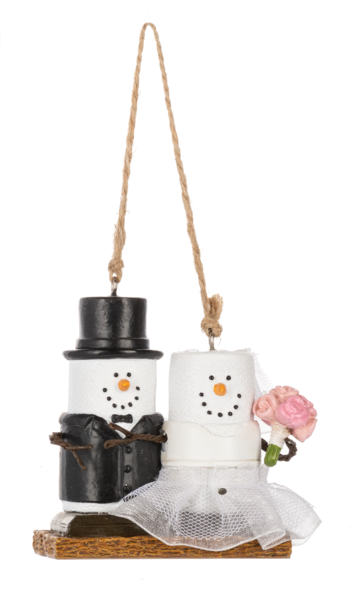 S'mores Bride & Groom Ornament