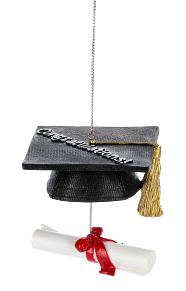 Graduation Hat w/Diploma Ornament