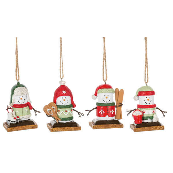 S'mores Winter Sport Ornaments