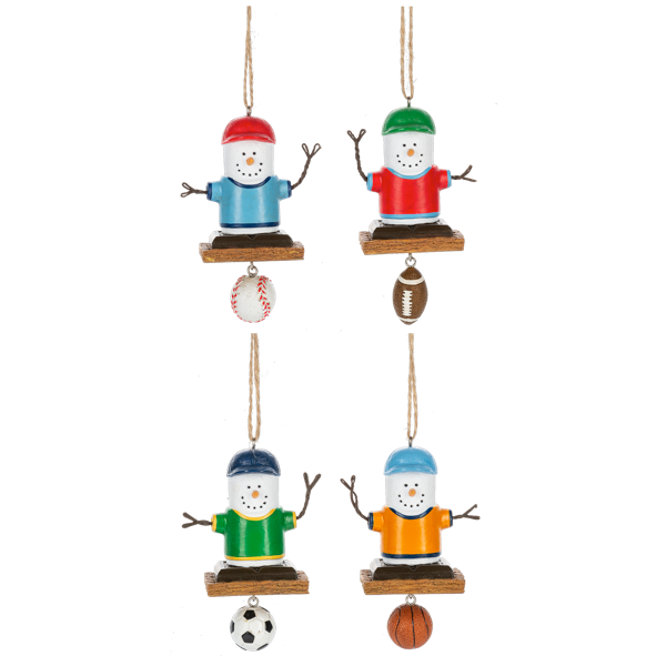 S'mores Sport Ornaments