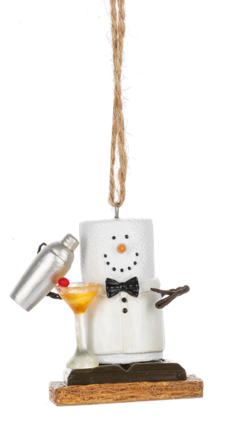 S'mores Mixologist Ornament