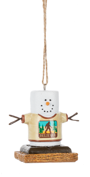 S'mores Bigfoot Ornament