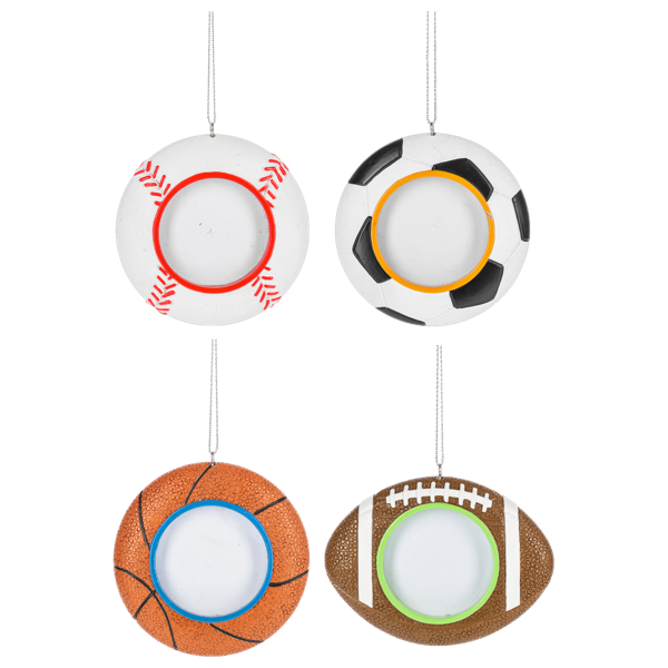 Sport Picture Frame Ornaments