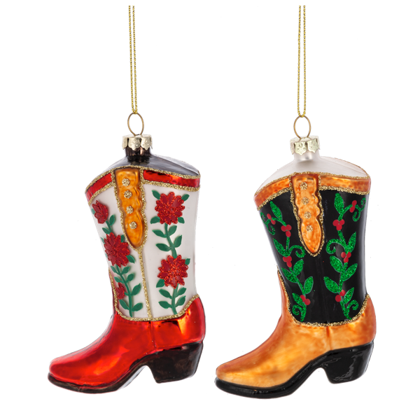 Cowboy Boot Ornaments