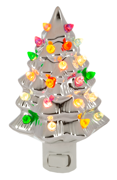 Silver Tree Night Light