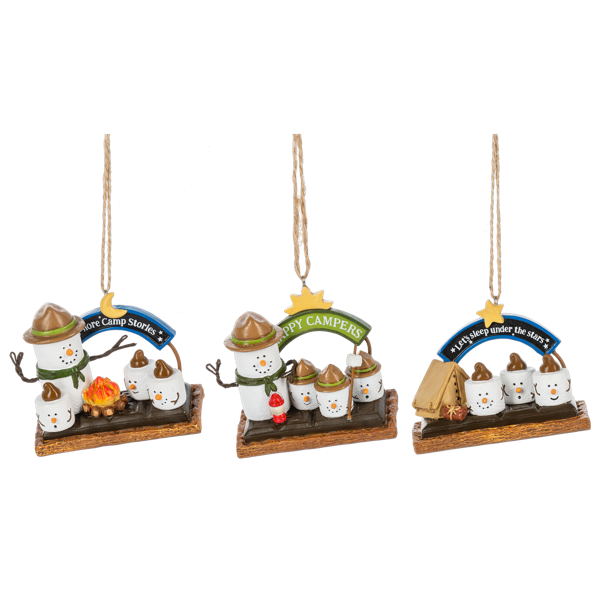 S'mores Camp Story Ornaments