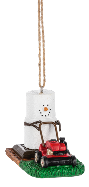 S'more Lawn Mowing Ornament