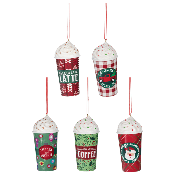 Holiday Latte Ornaments