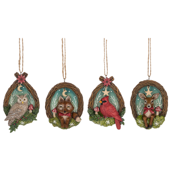 Woodland Animal Ornaments