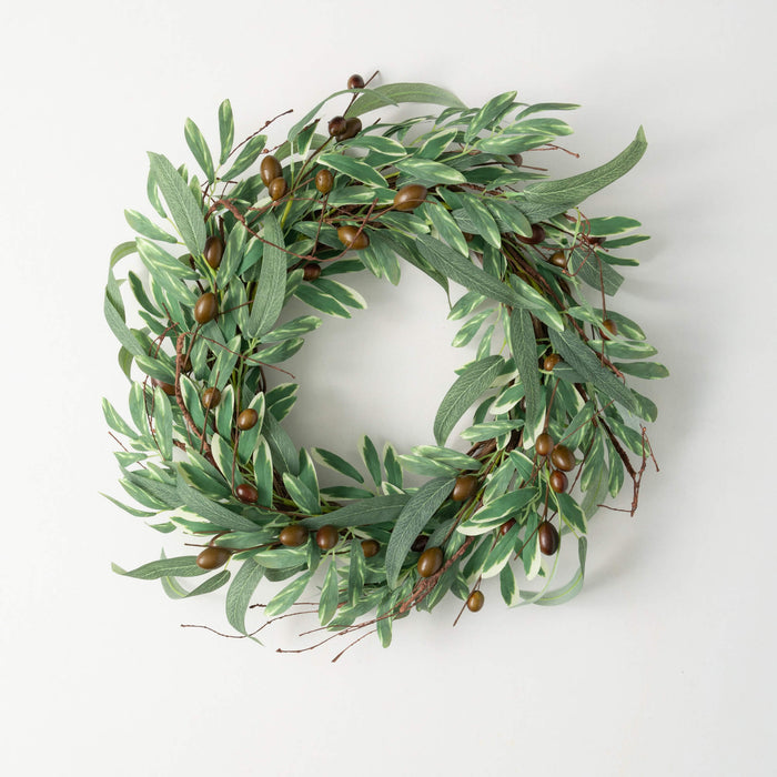 Full Olive Leaf Wreath - 22"