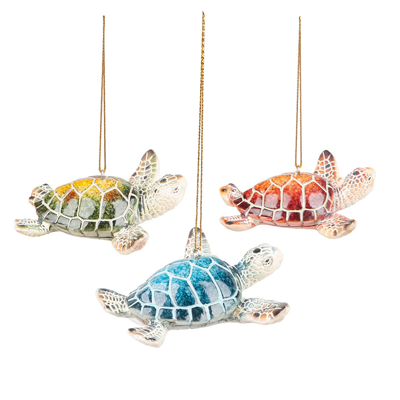 Cozumel Mini Sea Turtle Ornaments