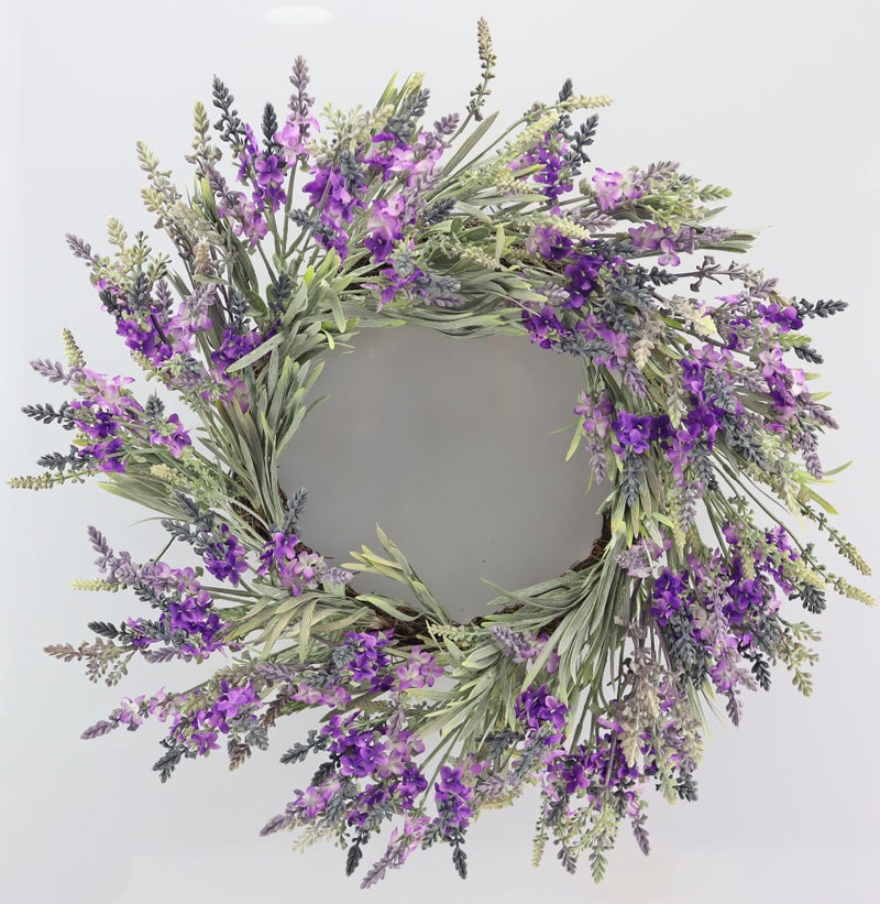 Lavender and Salvia Wreath - 24"