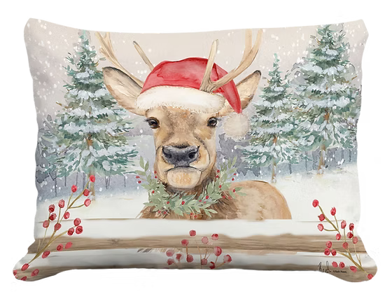 Christmas Deer Pillow