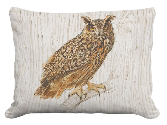 Owl on Tree Pillows