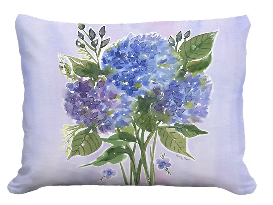 Hydrangea Trio Pillow