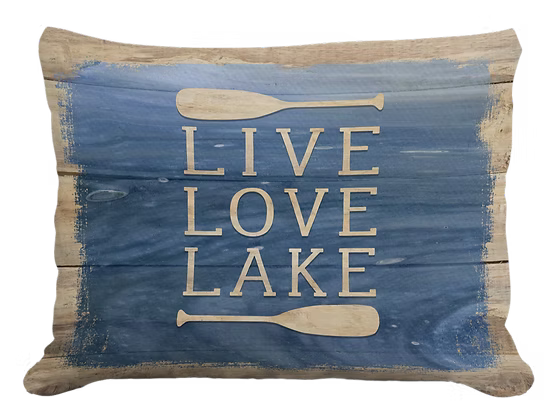 Live, Love, Lake Pillow