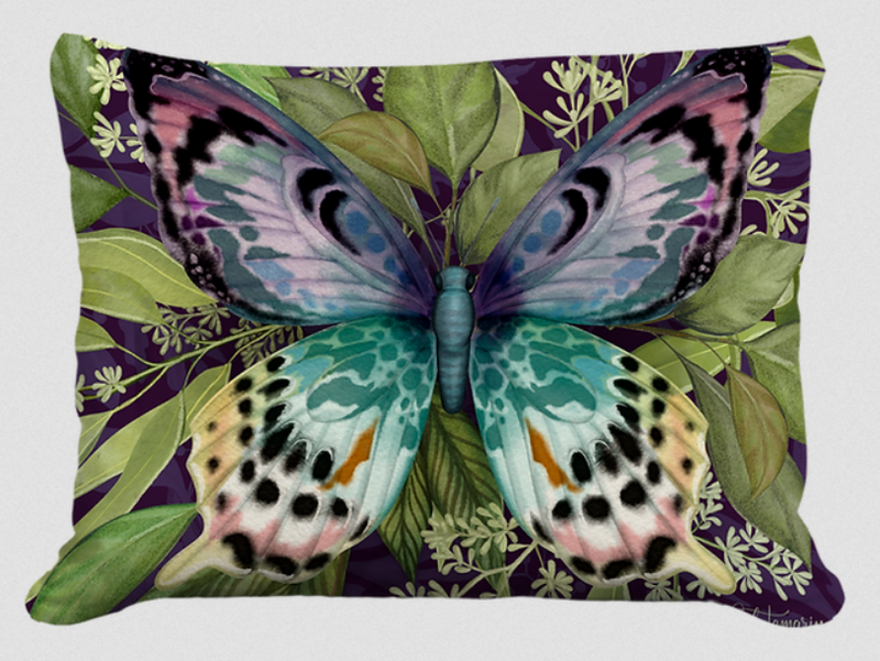 Mystic Butterfly Pillow