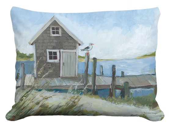 Boat House Pier Pillow