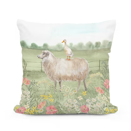Sheep and Duck Stack Pillows