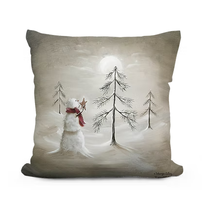 Whimsy Snowman Pillow