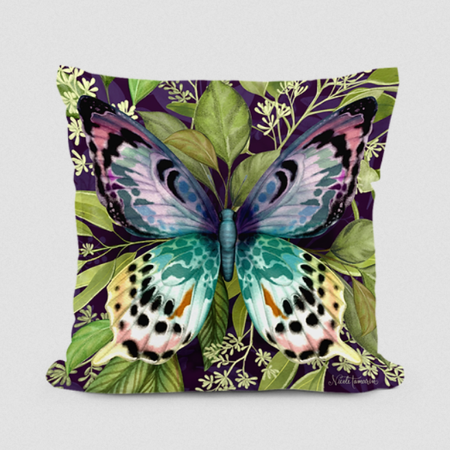 Mystic Butterfly Pillow