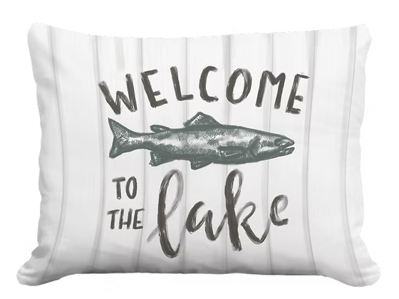 Welcome to the Lake Pillow