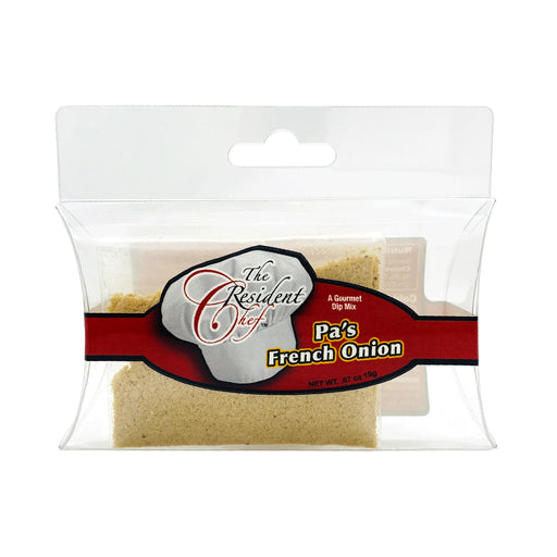 Pa's French Onion packaging with visible brand label on a white background