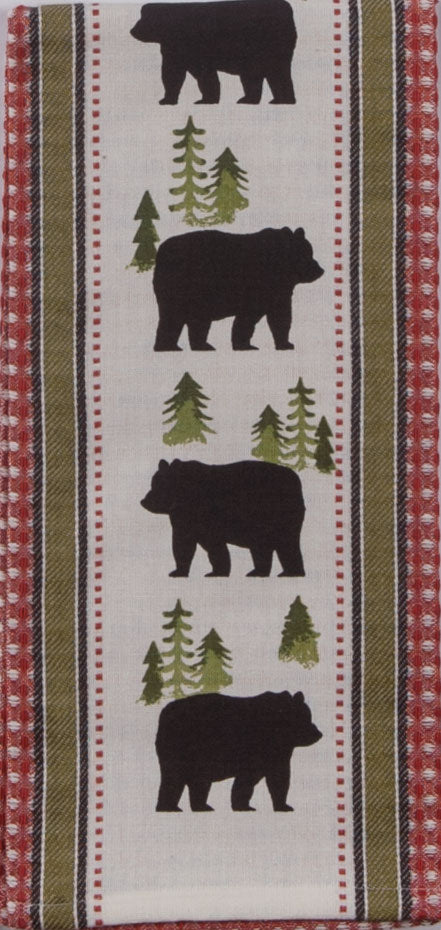 Simple Living Bear Waffle Tea Towel